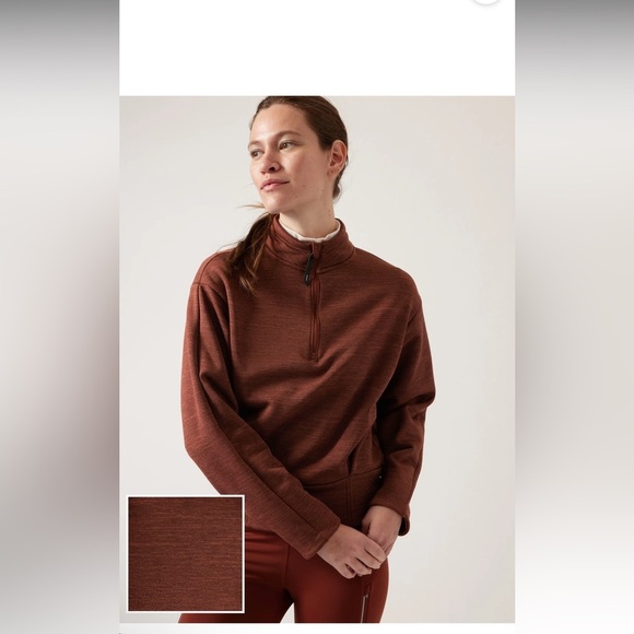 Athleta Altitude Polartec® Half Zip Sweatshirt - Picture 3 of 12